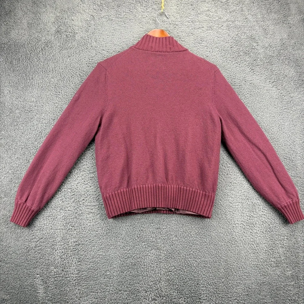 Martin Timeless Game 1/4 Zip Pullover Sweater Mens Large Merino Wool‎